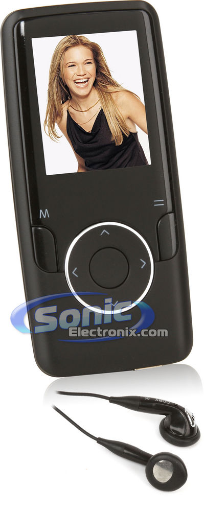 Coby MP620-2GBLK (MP6202G) 1.8" Video MP3 Player With FM Tuner - Black Image 1