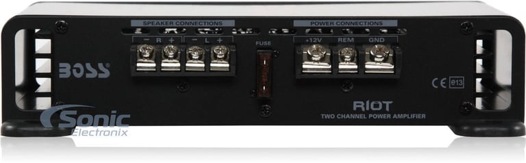 Boss Riot R94 + Boss Riot R63 6" x 9" 6.5" + 2 Ch Amp Amplified Speaker Package Image 19