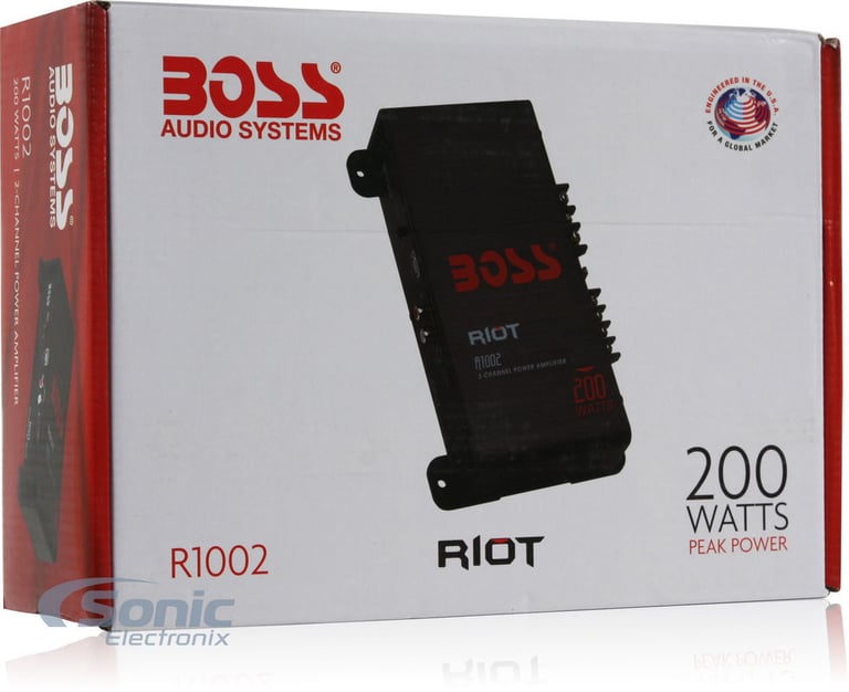Boss Riot R94 + Boss Riot R63 6" x 9" 6.5" + 2 Ch Amp Amplified Speaker Package Image 21