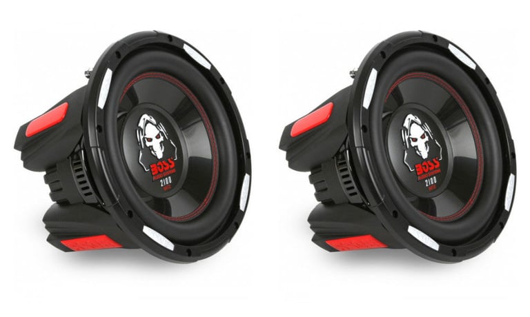 2) Boss P106DVC Subwoofers Image 1