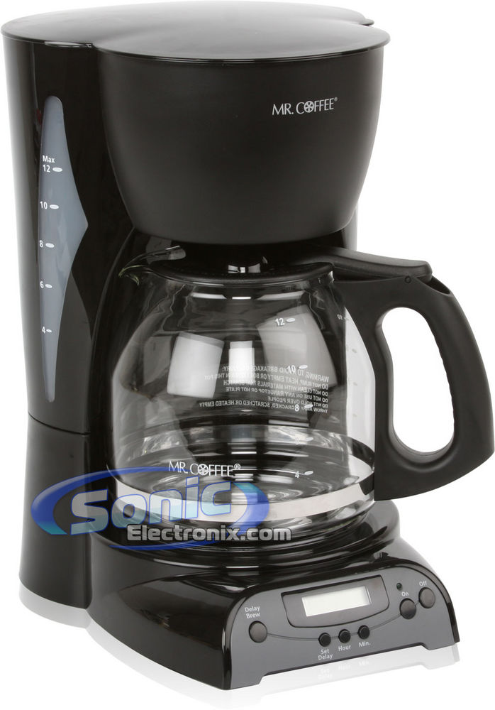 Mr. Coffee 12-Cup Programmable Coffee Maker (Black, DRX23) Image 1