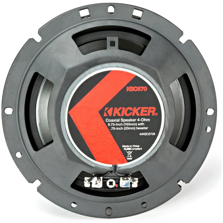 (4) Kicker 44KSC6704 (KSC6704) 6.75" Car Stereo Speakers Image 6