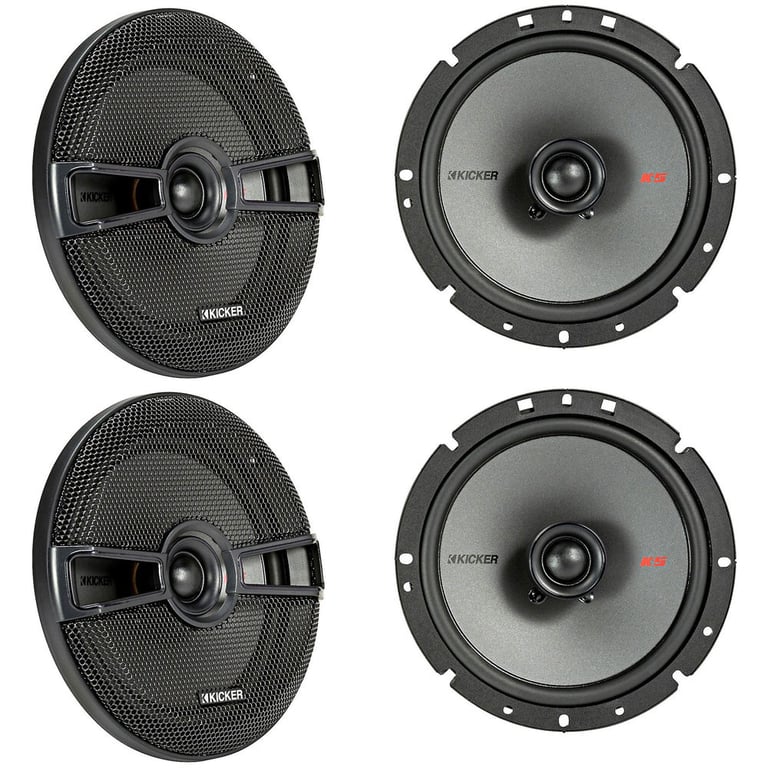 (4) Kicker 44KSC6704 (KSC6704) 6.75" Car Stereo Speakers Image 1