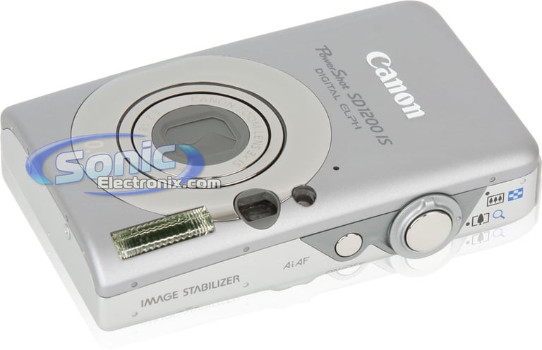 Canon PowerShot SD1200 IS Digital ELPH (Dark Gray) Image 3