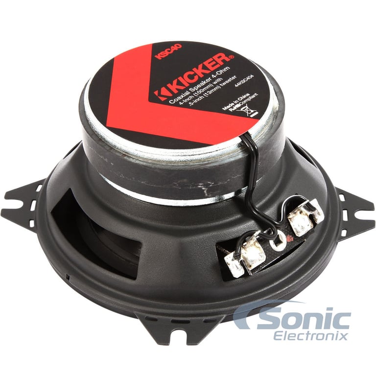 (4) Kicker 44KSC404 KSC404 4" 300 Watt 2-Way Car Stereo Speakers Image 3