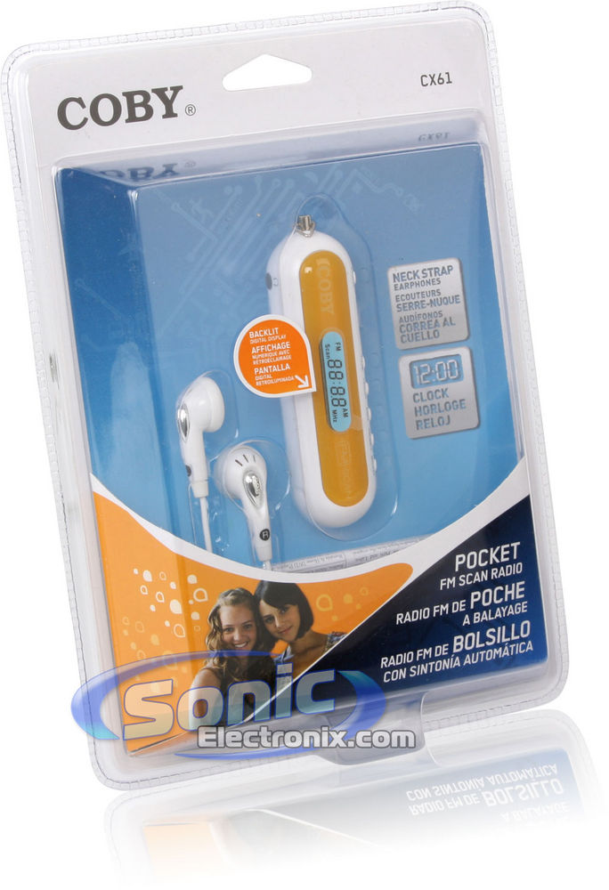 Coby CX61 (CX-61) Mini Pocket Neckstrap FM Radio Image 6