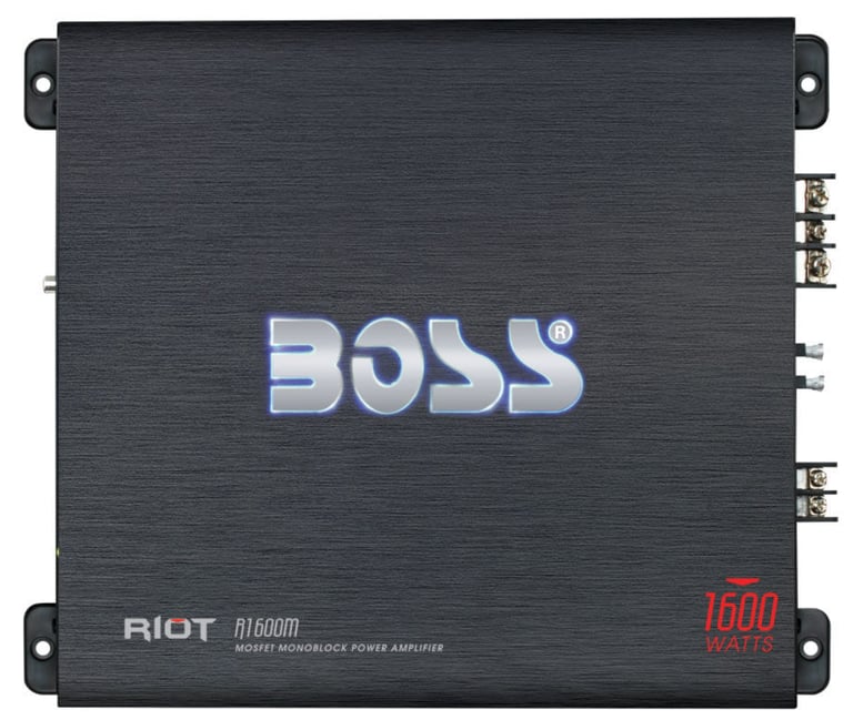 Boss R1600M Amplifier + Free 8 Gauge Amp Kit Image 3