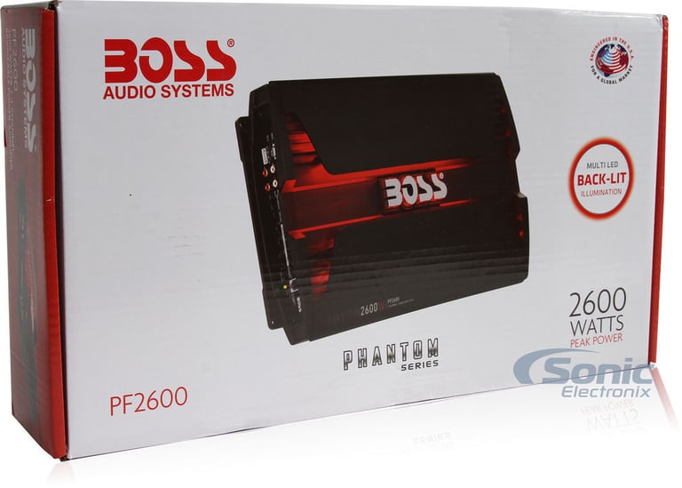 Boss PF2600 Amplifier + Free Premium 4 Gauge Amp kit Image 12