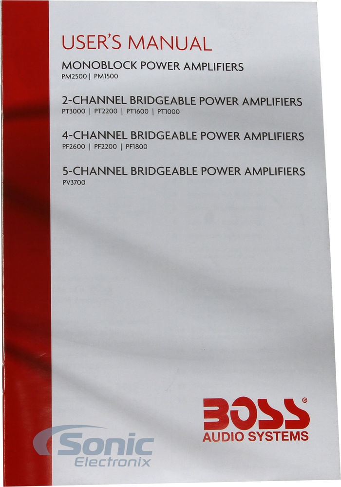 Boss PM1500 Amplifier + 8 Gauge Amp Kit Image 12