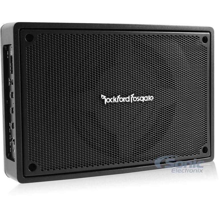 Rockford Fosgate PS-8 Punch Powered Subwoofer Enclosure + 8 Gauge Amp Kit Image 3