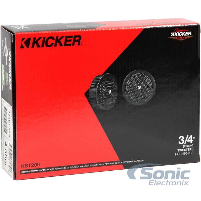 2-Pairs Kicker 44KST2004 3/4" 125w Car Audio Tweeters 4-Ohm Image 4