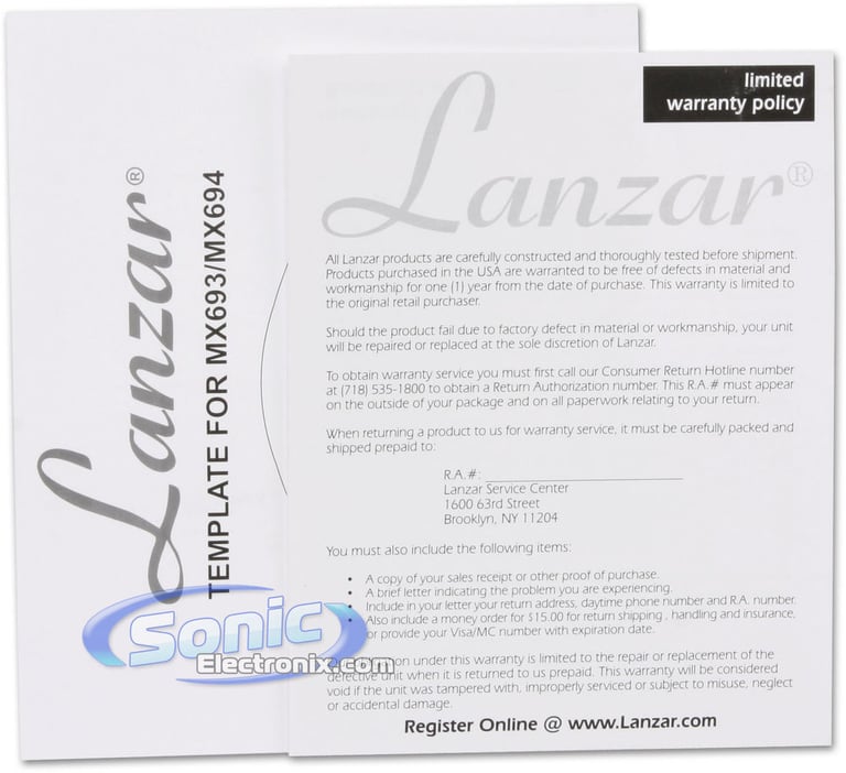 Lanzar MX693 Image 14