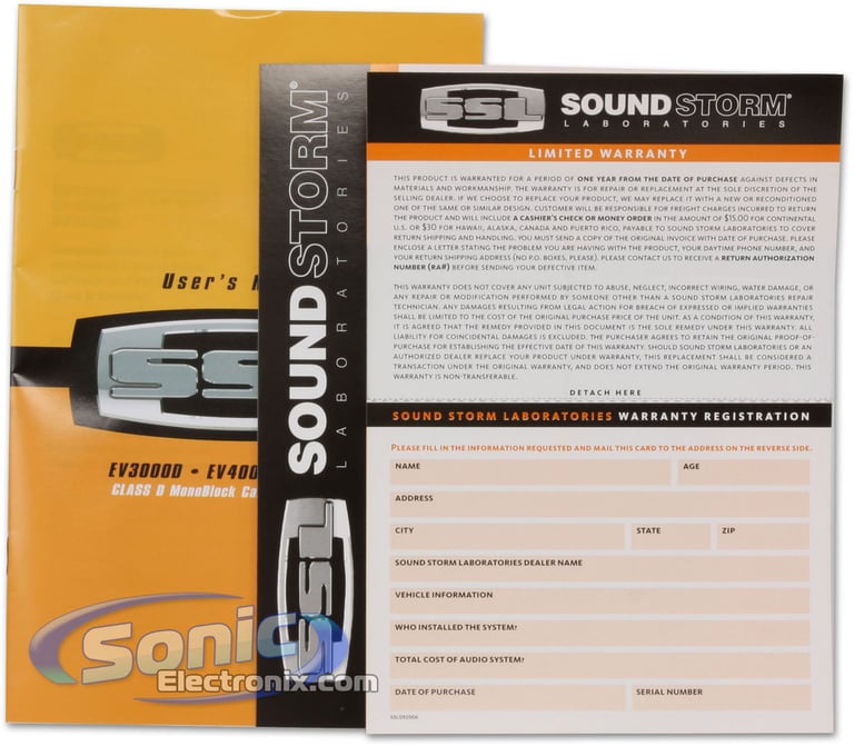 Sound Storm Labs (SSL) EV4000D Image 8