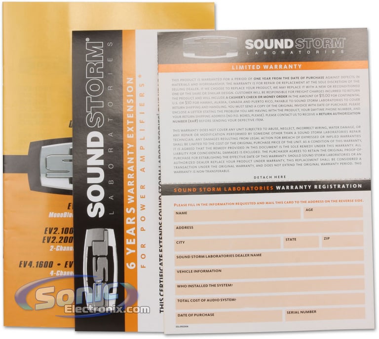 Sound Storm Labs (SSL) EV2.1600 Image 8