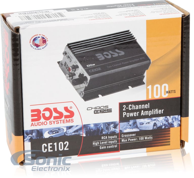 Boss CE102 Amplifier + 8 Gauge Wiring Kit Image 6