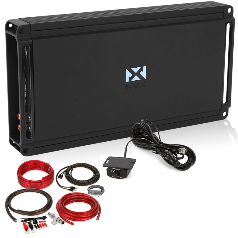 NVX JAD1200.1 + FREE 4 Gauge Amp kit Image 1