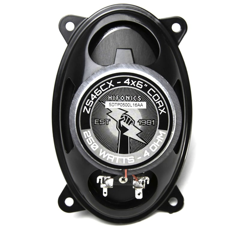 Hifonics ZS653 & ZS46CX Speaker Package + Amp & Amp Kit Image 3