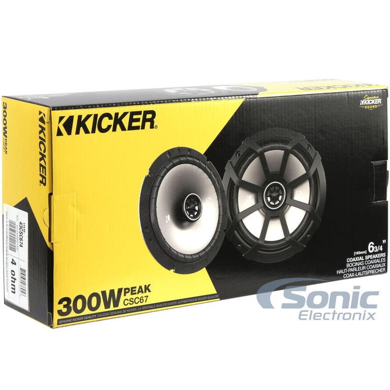 Kicker CSC67 (43CSC674) + FREE NVX IEWR2 Sport Earbuds Image 8
