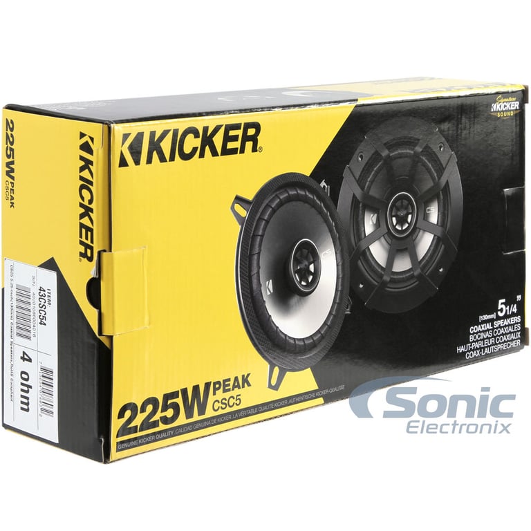 Kicker CSC5 (43CSC54) + FREE NVX IEWR2 Sport Earbuds Image 8