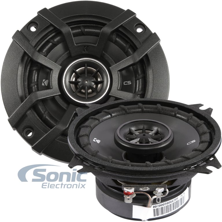 Kicker CSC4 (43CSC44) + NVX IEWR2 Sport Earbuds Image 2