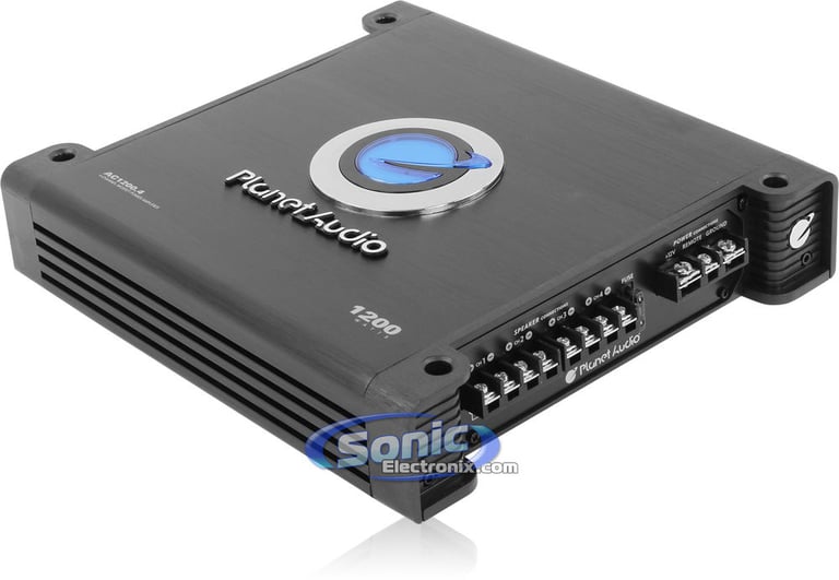 Planet Audio Anarchy AC1200.4 1200 Watt 4 Channel Amp + Wiring Kit Image 2