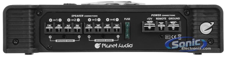 Planet Audio Anarchy AC1200.4 1200 Watt 4 Channel Amp + Wiring Kit Image 6