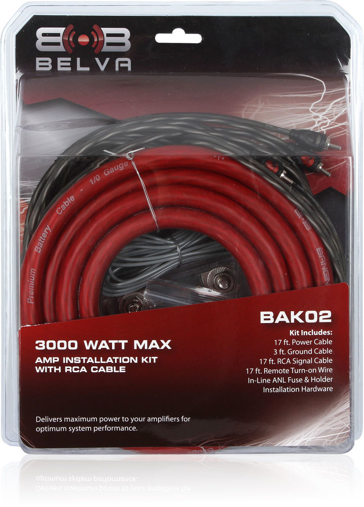 Hifonics BXX2400.1D 2400 Watt RMS Mono Car Amplifier Class D Brutus+Amp Kit Image 23