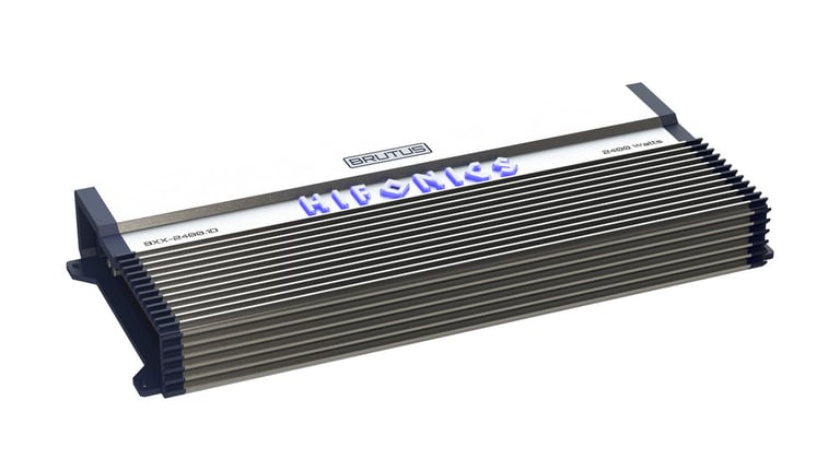 Hifonics BXX2400.1D 2400 Watt RMS Mono Car Amplifier Class D Brutus+Amp Kit Image 2