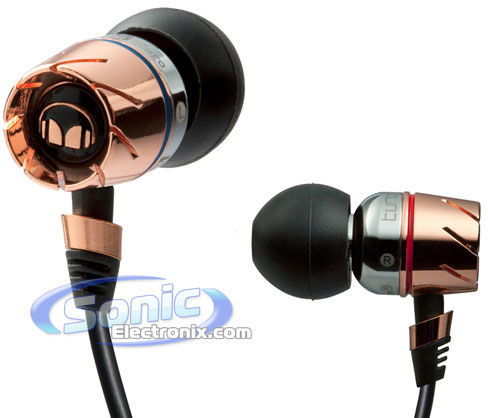 Monster Turbine Pro Copper (MH TRB-P IE CPR) Professional In-Ear Speakers/Headphones - Copper/Black Image 2