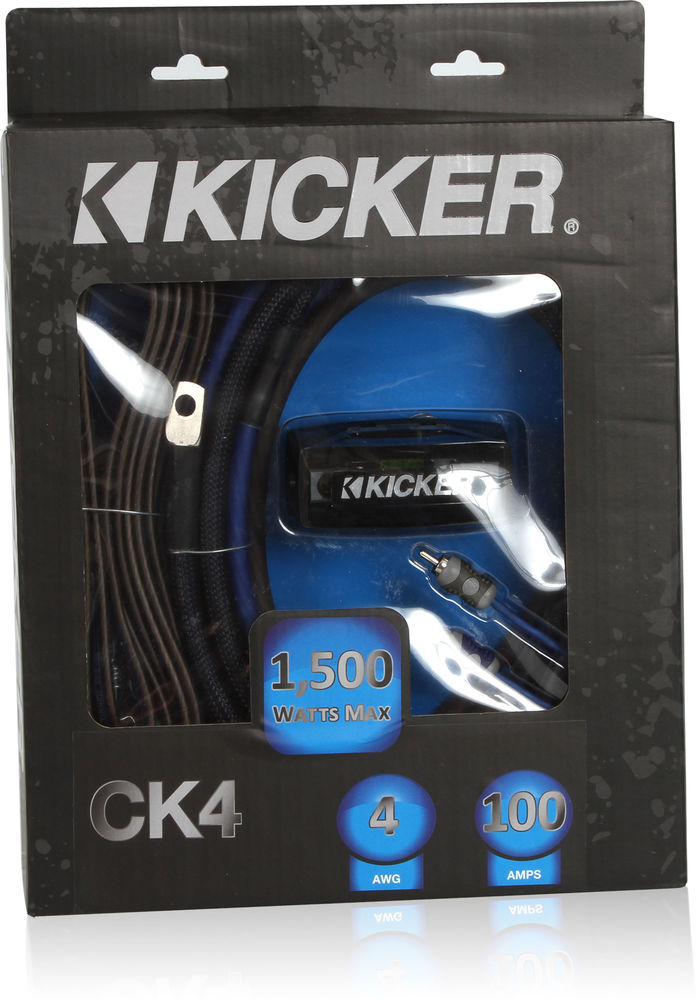 Kicker 43DXA5001 D-Series 500 Watt RMS Mono Class D Car Amplifier+Kicker Amp Kit Image 14