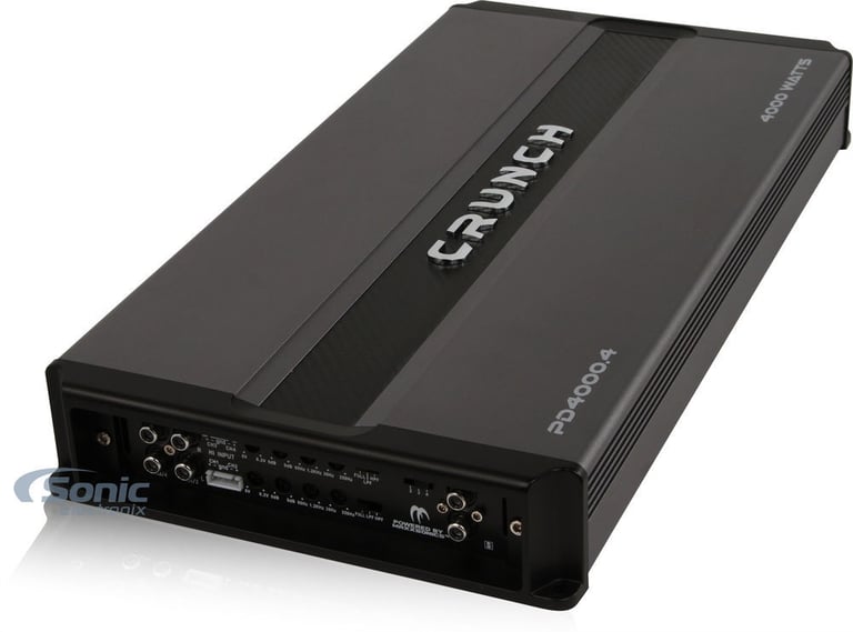 Crunch PD4000.4 4000w 4-Channel Pro Power Car Audio Amplifier Class AB+Amp Kit Image 2