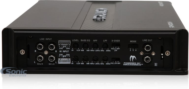 Crunch PD4000.4 4000w 4-Channel Pro Power Car Audio Amplifier Class AB+Amp Kit Image 4