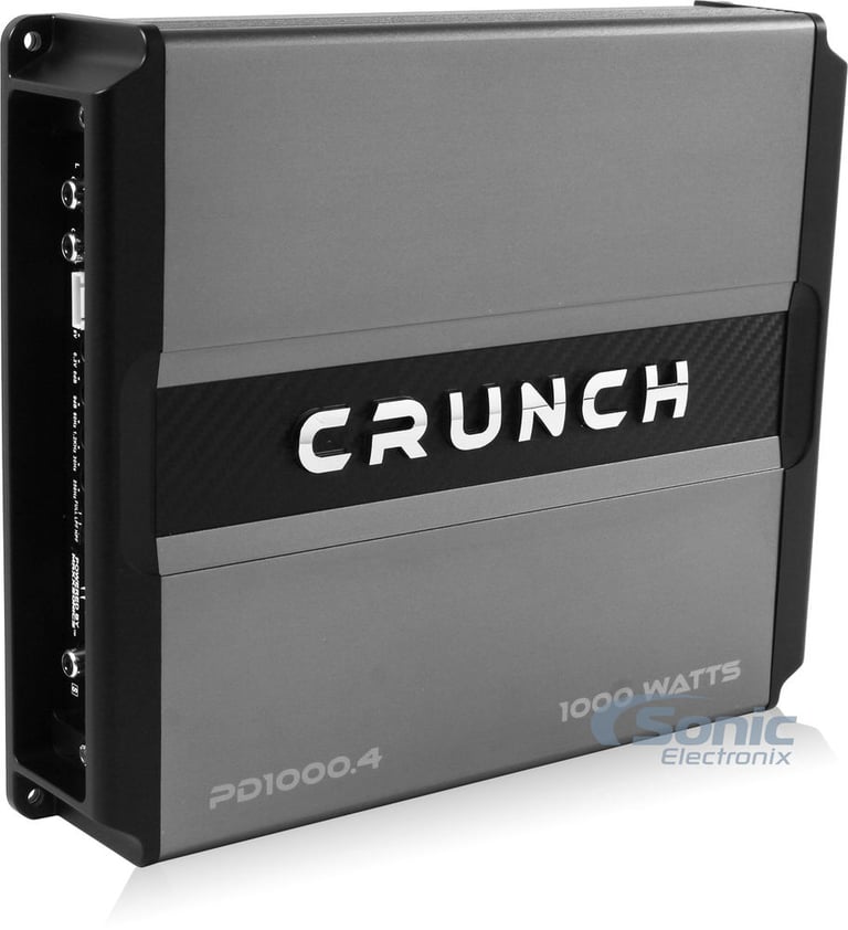 Crunch PD1000.4 1000w 4-Channel Pro Power Car Audio Amplifier Class AB+Amp Kit Image 3