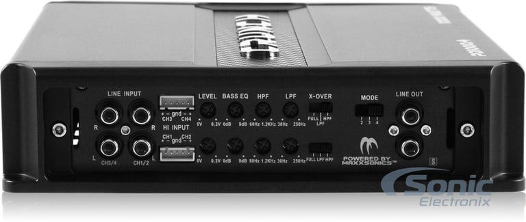 Crunch PD1000.4 1000w 4-Channel Pro Power Car Audio Amplifier Class AB+Amp Kit Image 4