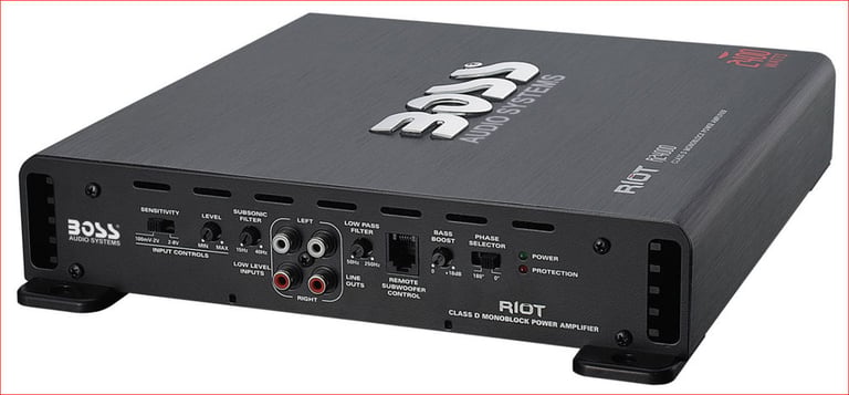 Boss R2400D 2400 Watt Mono Block Car Audio Class D Power Amplifier+Amp Kit Image 4