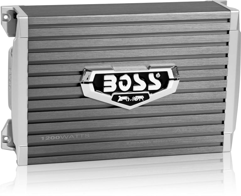 Boss Armor AR1200.2 Amplifier + Premium Amp Wiring Kit Image 5