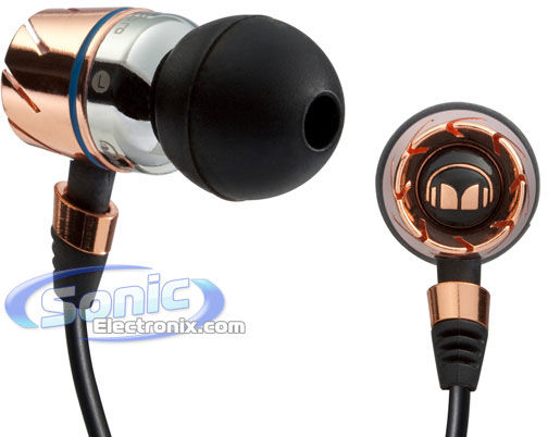 Monster Turbine Pro Copper (MH TRB-P IE CPR) Professional In-Ear Speakers/Headphones - Copper/Black Image 1
