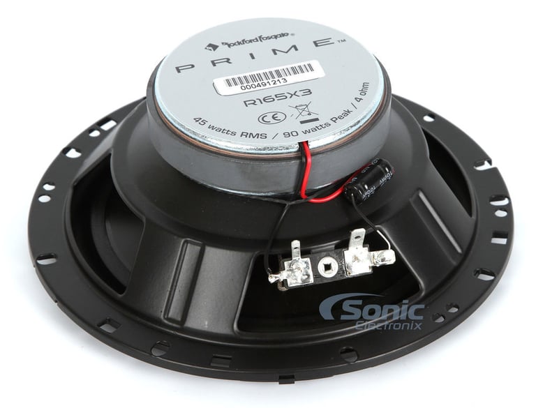 2) Rockford Fosgate R168X2 6x8" 110W 2 Way + 2) R165X3 6.5" 90W 3 Way Speakers Image 7