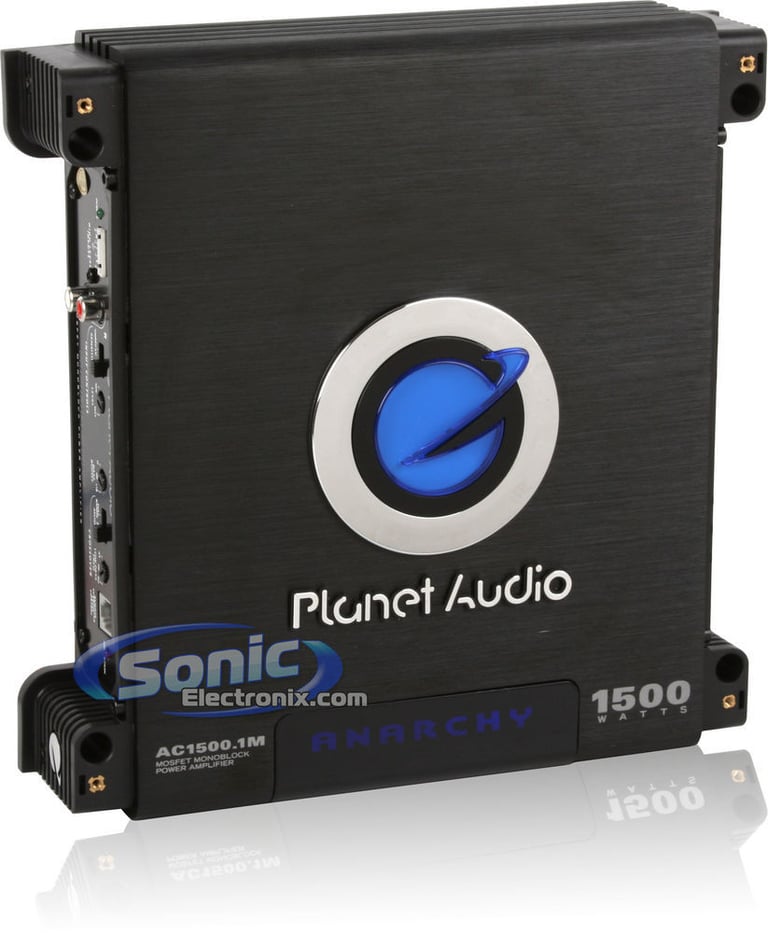 Planet Audio AC1500.1M 1500W Class A/B Amplifier with Premium Wiring Kit Image 4