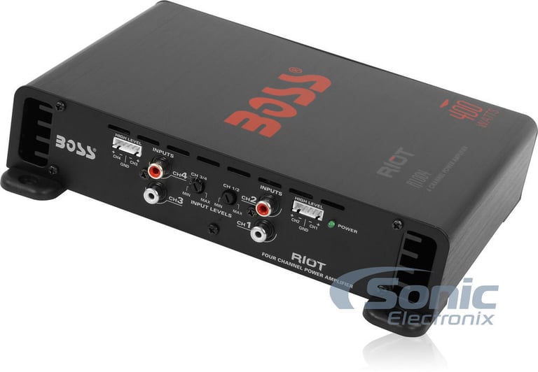 Boss R1004 Amplifier + 8 Gauge Amp Kit Image 3