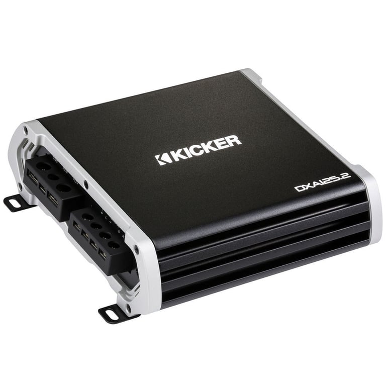 Kicker 43DXA1252 D-Series 2-Ch Full-Range Car Amplifier + Wiring Kit Image 2