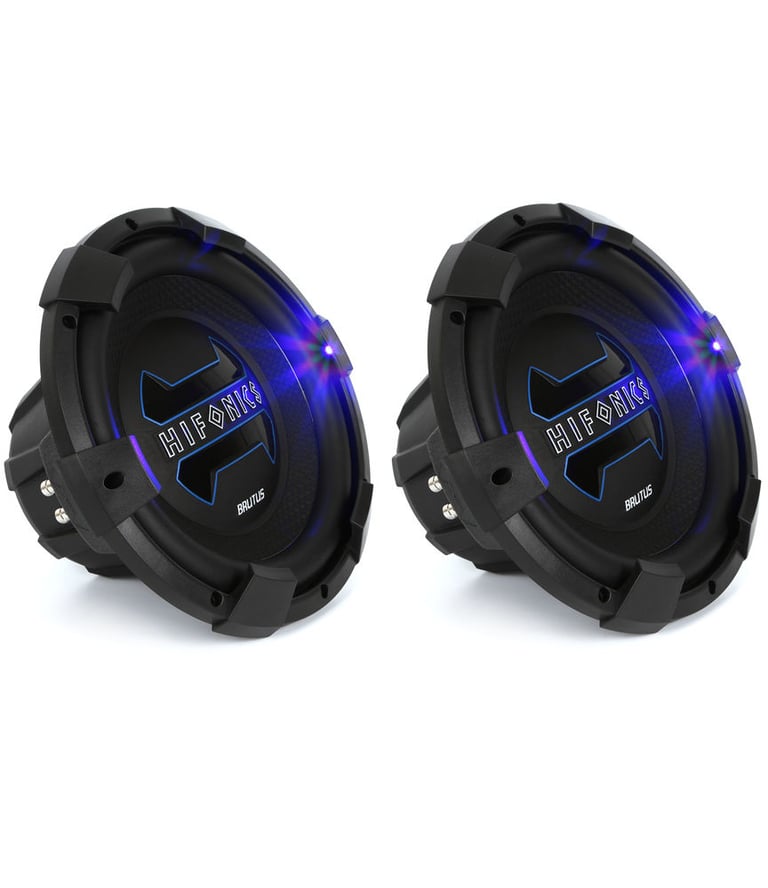 (2) Hifonics Brutus BRX12D4 12" Car Subwoofers Image 1