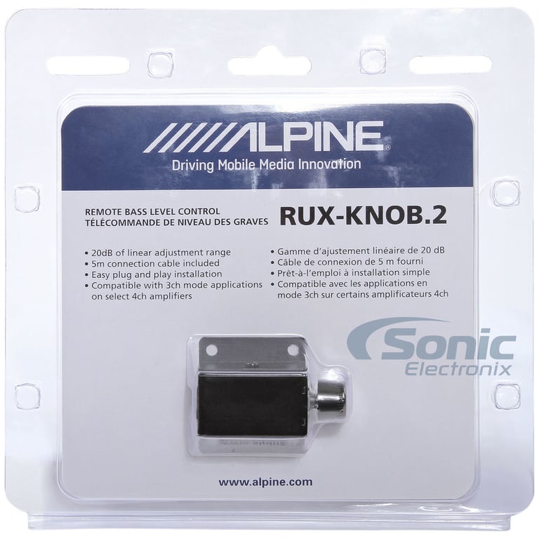 Alpine PDX-M12 + RUX-KNOB2 (Bass Knob Included) Image 13