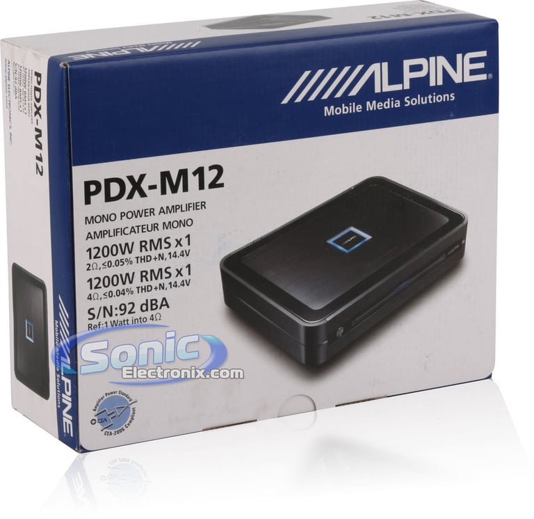Alpine PDX-M12 + RUX-KNOB2 (Bass Knob Included) Image 6