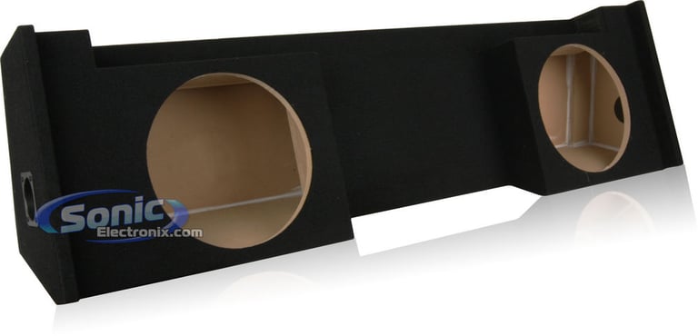 Dual 12" Down Firing Sub Enclosure for 1988-1998 Chevrolet and GMC Full-Size Extended Cab Pickup Truck CK1500, CK2500, CK3500 Image 1