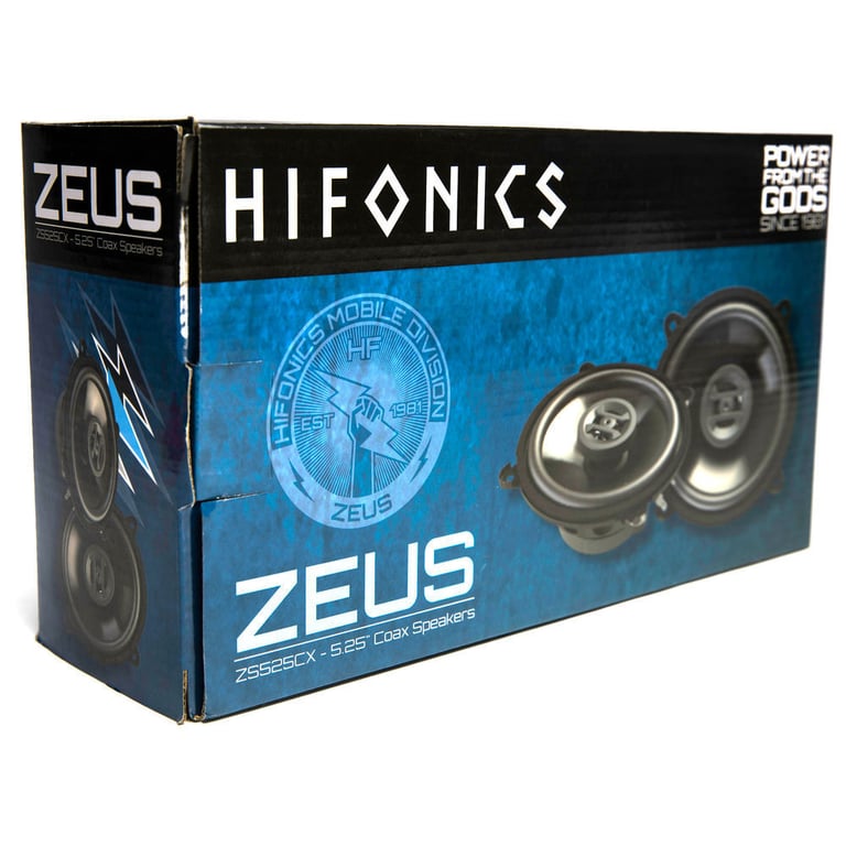 (2) Pairs of Hifonics ZS525CX Image 6