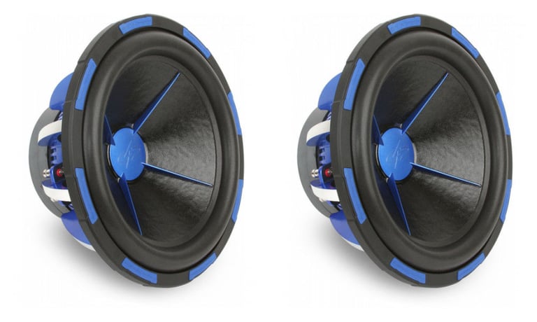 Pair Power Acoustik MOFO-152X 15" 6000 Watt Car Subwoofers Subs Image 1