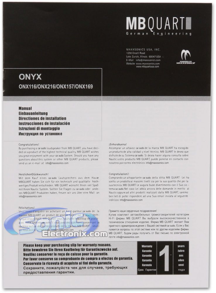 MB Quart ONX157 (OPEN BOX COMPLETE) Image 7