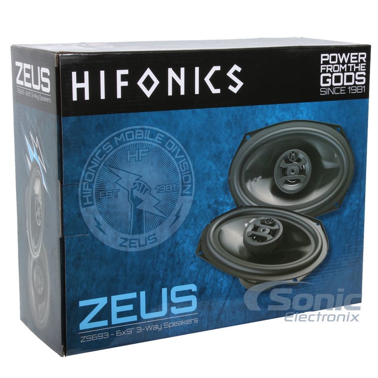 (4) Hifonics ZS693 6x9" 1600W Car Audio Speakers + 4-Channel Amplifier + Amp Kit Image 12