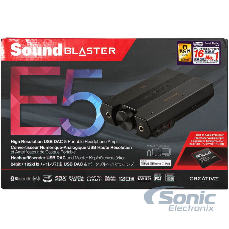 Creative Technology Sound Blaster E5 (e5) - Open Box, Very Good Condition Used Image 12